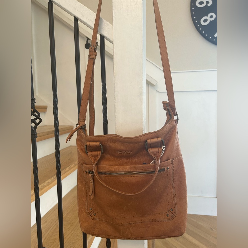 American Leather Co Tote